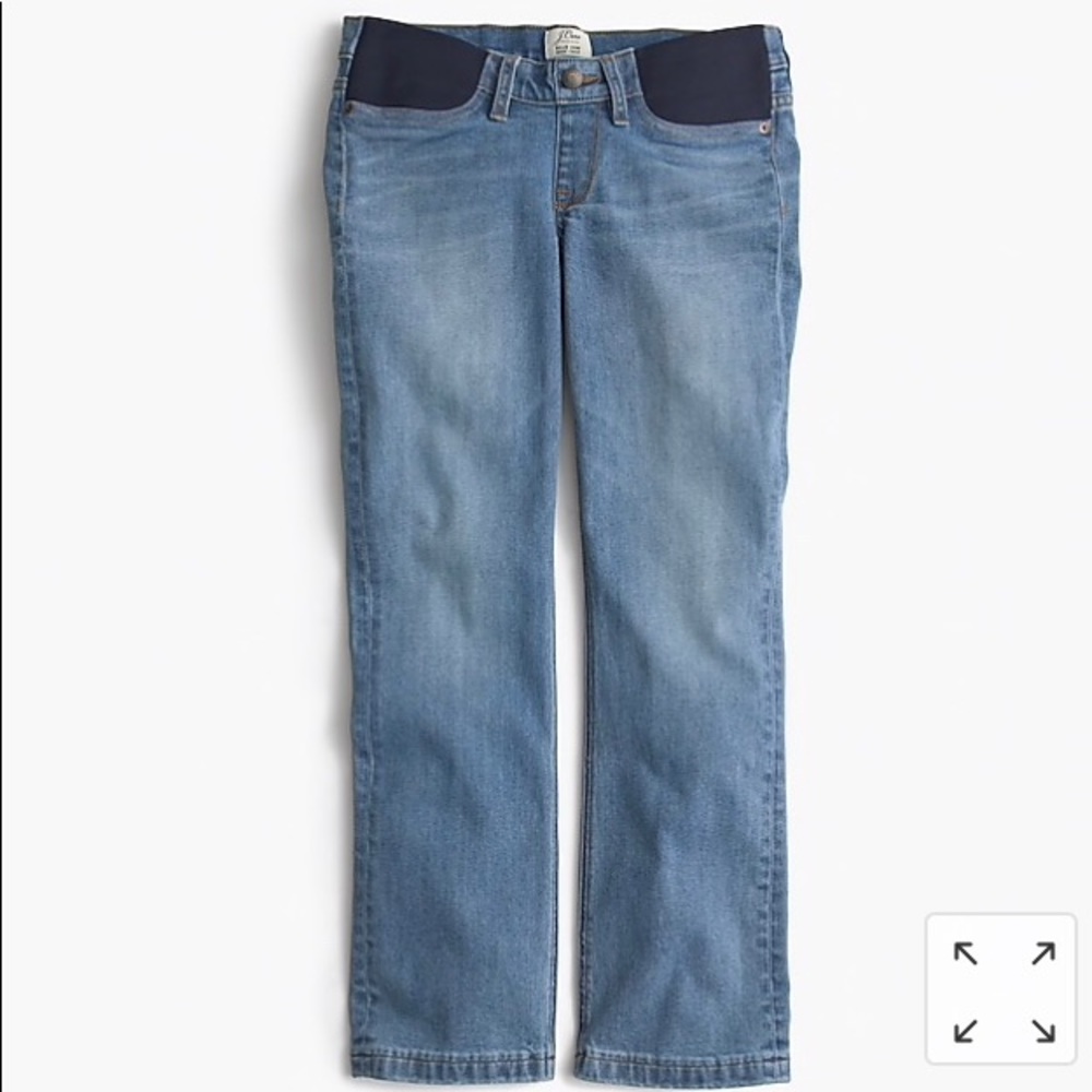 J Crew Billie Crop Maternity Jeans
